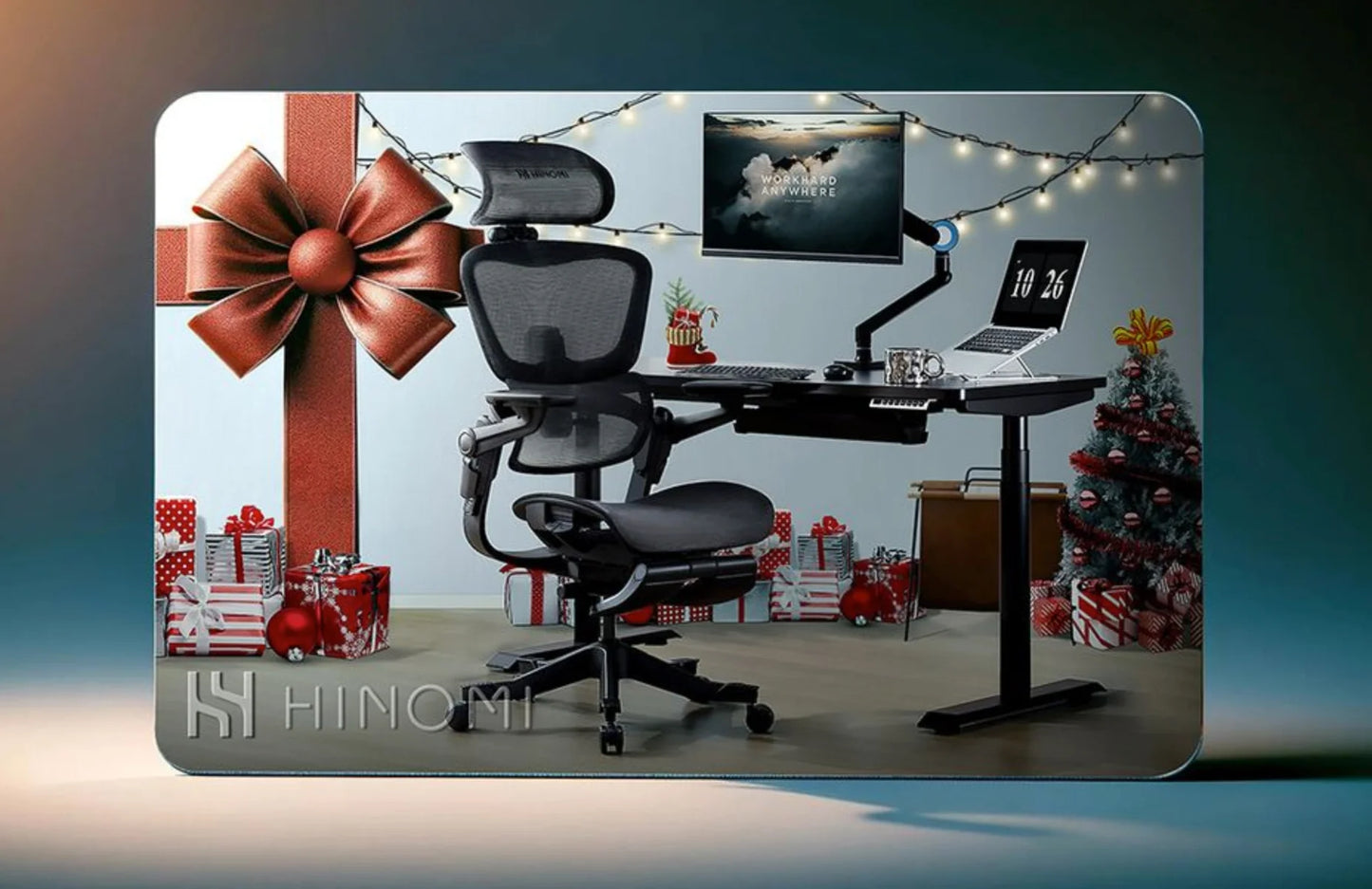 HINOMI Carta Regalo di Natale per Essenziali Ergonomici