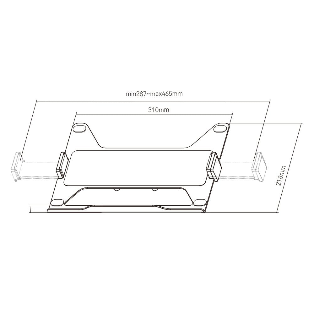 HINOMI pre-order laptop tray for monitor arm