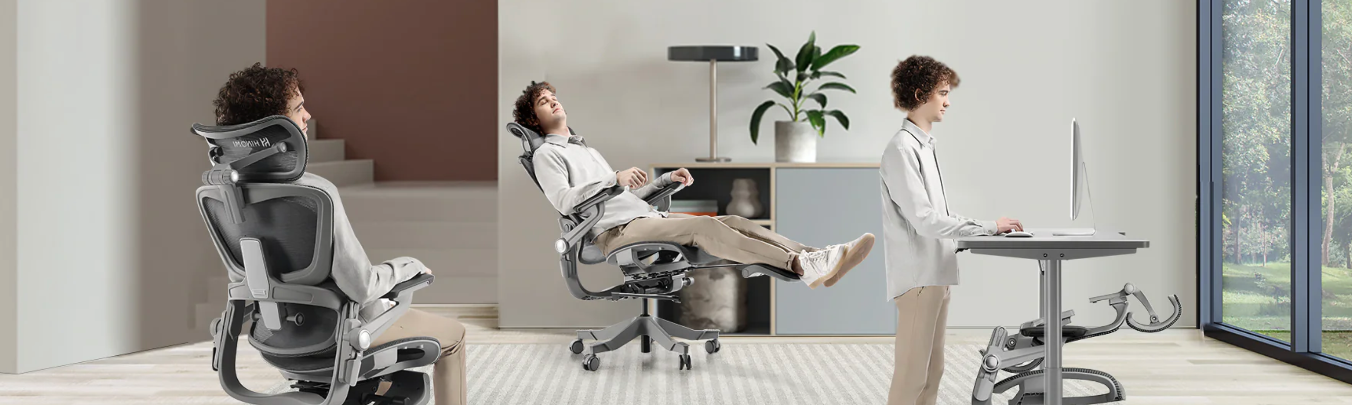 Silla de extensión de respaldo, soporte Lumbar, silla de ordenador de  oficina, mayor respaldo con reposacabezas