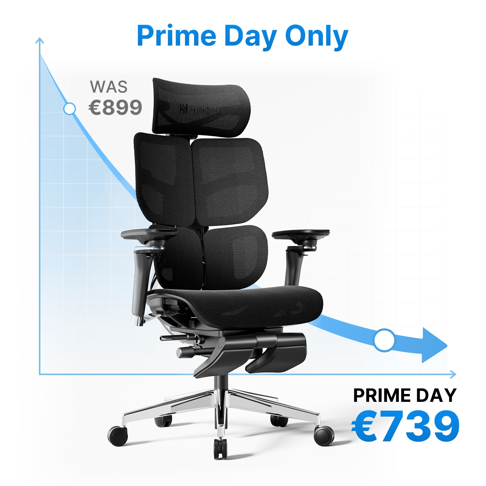 Hinomi X2 Pro Ergonomiczne Krzesło Biurowe (X1 Ulepszone)