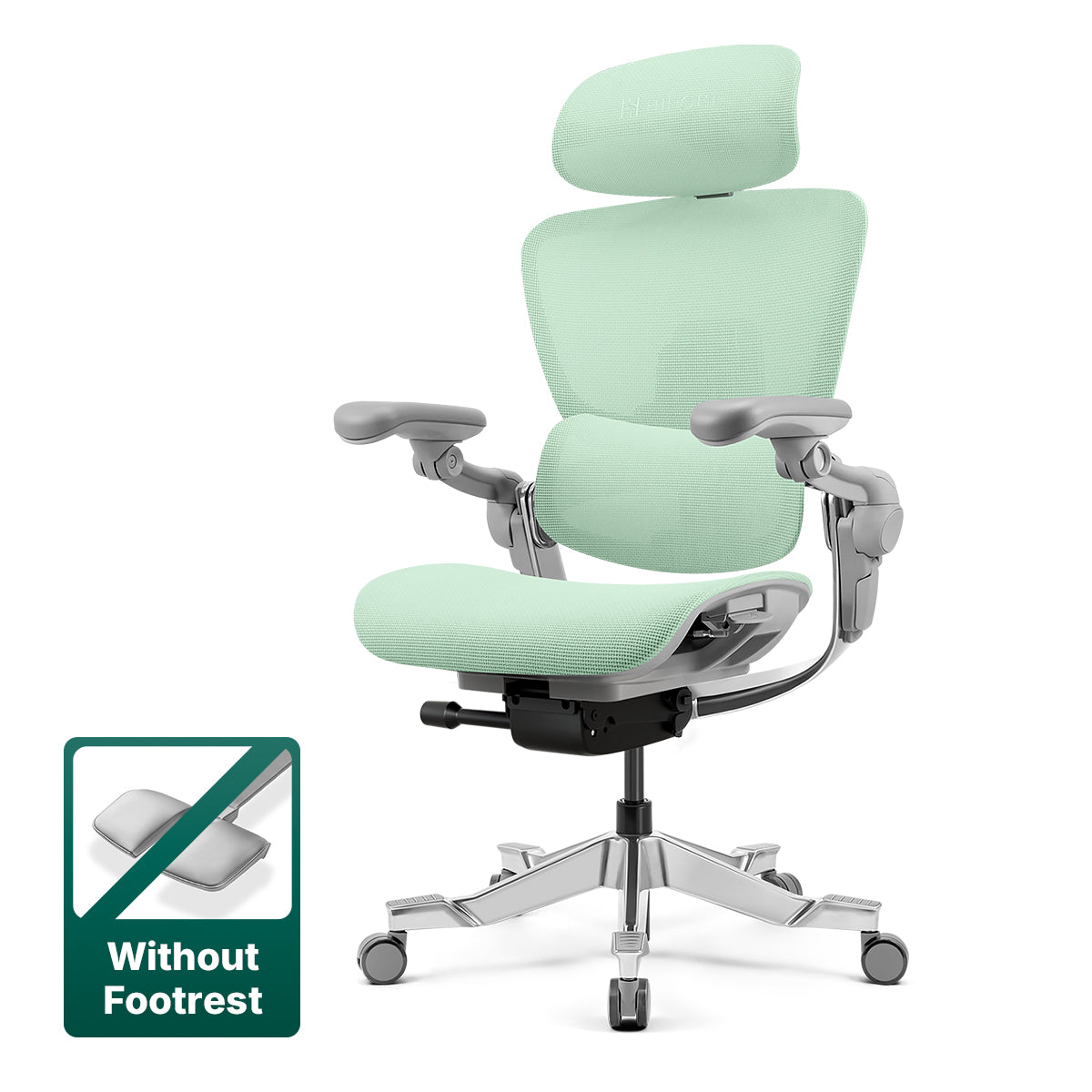 Sedia da ufficio ergonomica Hinomi H2 Pro con poggiapiedi selezionabile