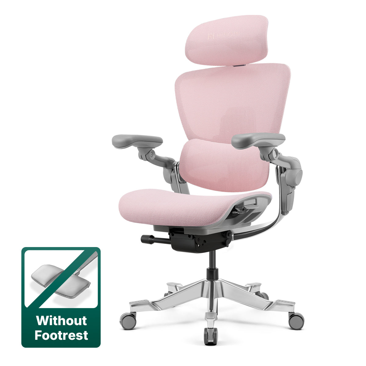 Sedia da ufficio ergonomica Hinomi H2 Pro con poggiapiedi selezionabile