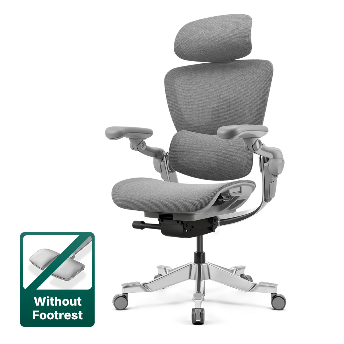 Sedia da ufficio ergonomica Hinomi H2 Pro con poggiapiedi selezionabile