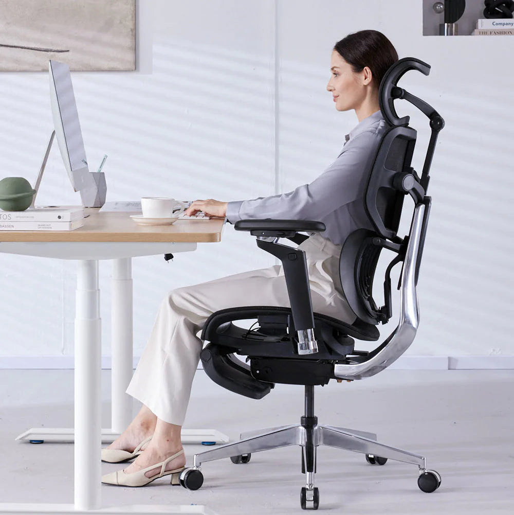 Hinomi X1 Ergonomic Chair: Robust Design, Supreme Comfort with Footrest