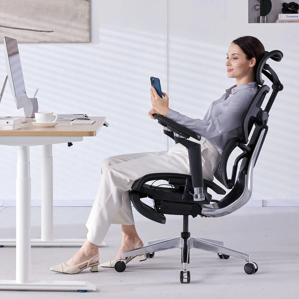 Hinomi X1 Ergonomic Chair: Robust Design, Supreme Comfort with Footrest