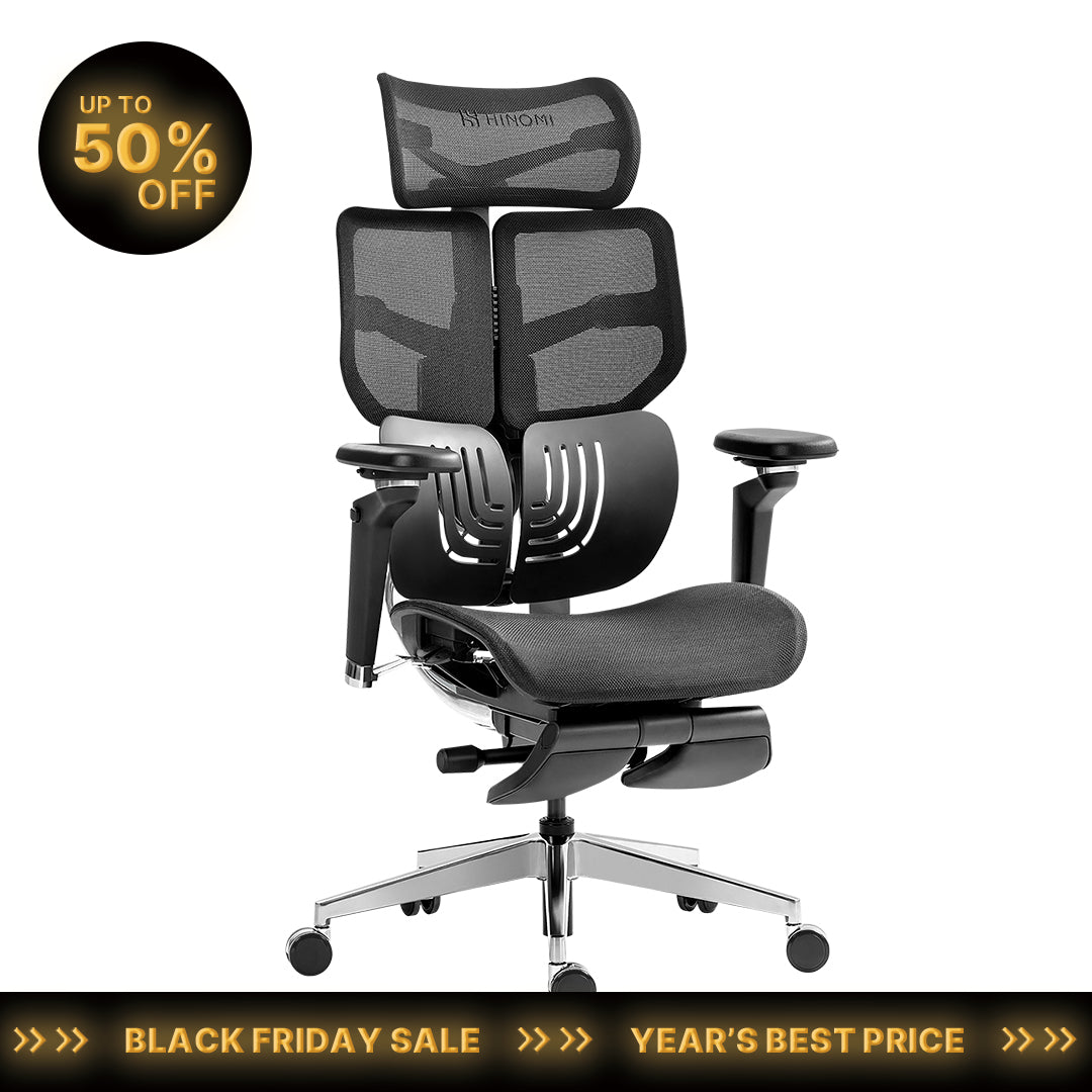 Chaise Ergonomique HINOMI X1: Conception Robuste, Confort Suprême