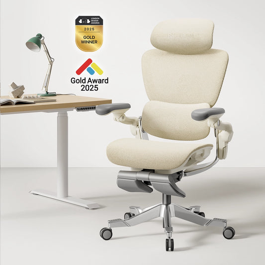 Chaise de bureau ergonomique Hinomi H2 Pro avec repose pieds sélectionnable
