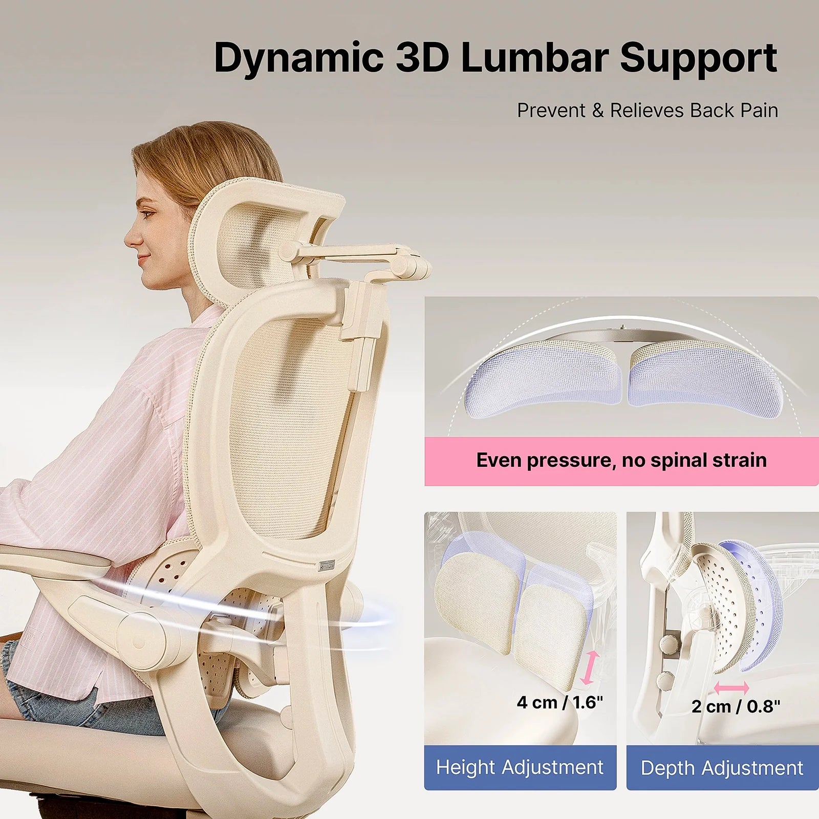 Hinomi Q2 Ergonomic Office Chair with Free Footrest