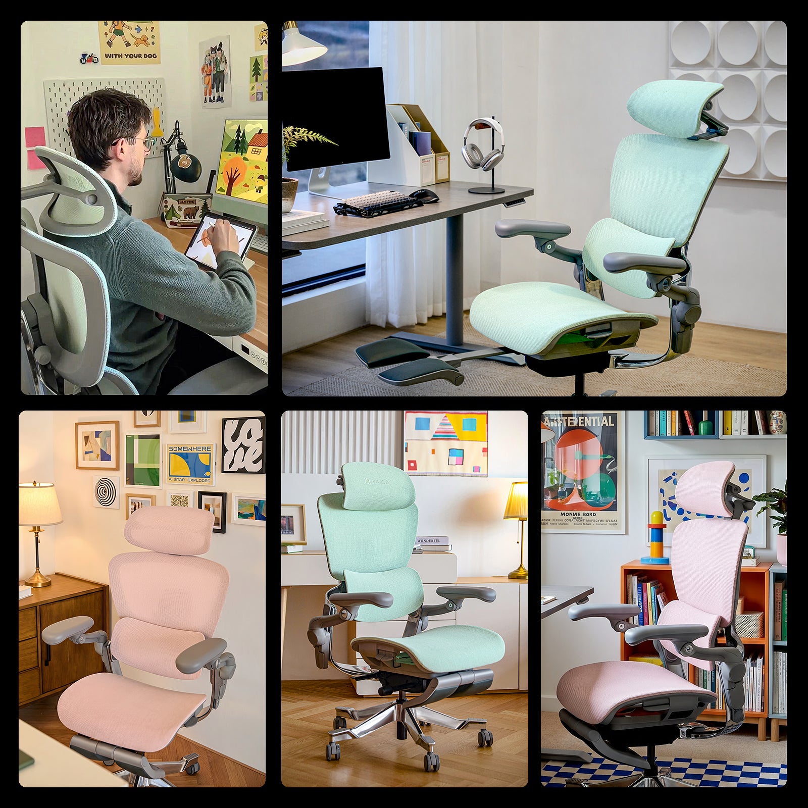 Hinomi H2 Pro Ergonomic Home Office Chair with Optional Footrest - Successor to H1