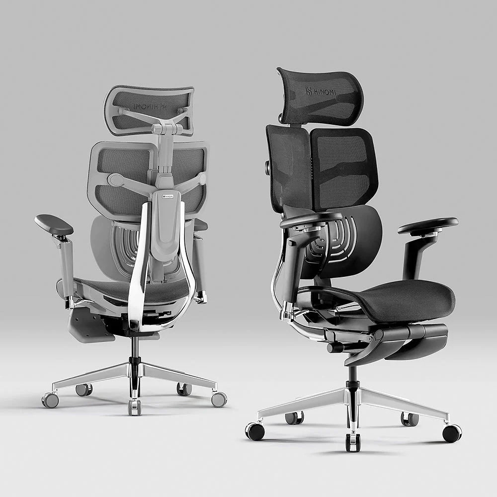 Hinomi X1 Ergonomic Chair: Robust Design, Supreme Comfort with Footrest
