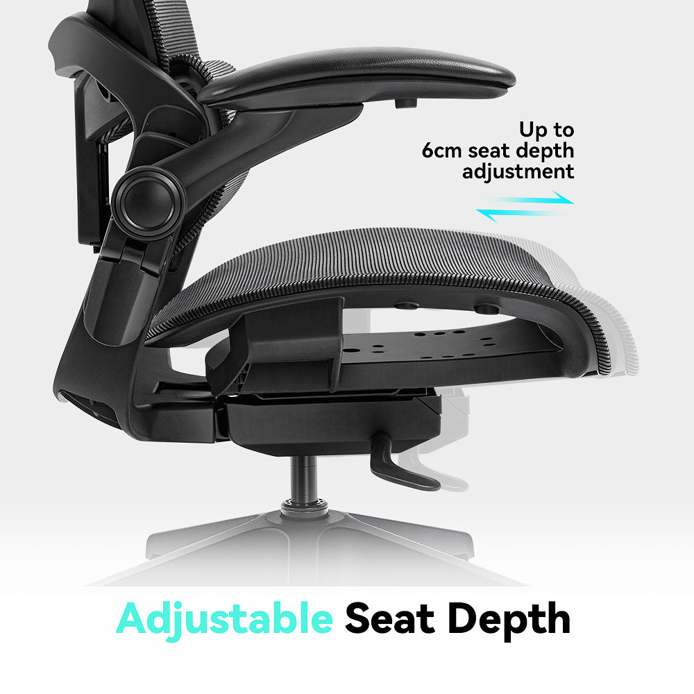 H1 Classic ergonomic chair is up tp 6cm seat depth adjustment 