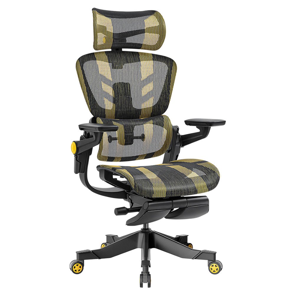H1 Pro Ergonomic Gaming Chair in Yellow 