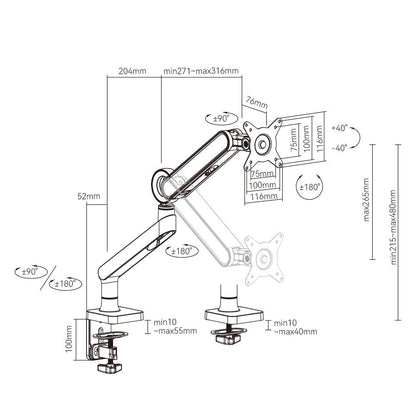 LuxMotion Designer Monitor Arm