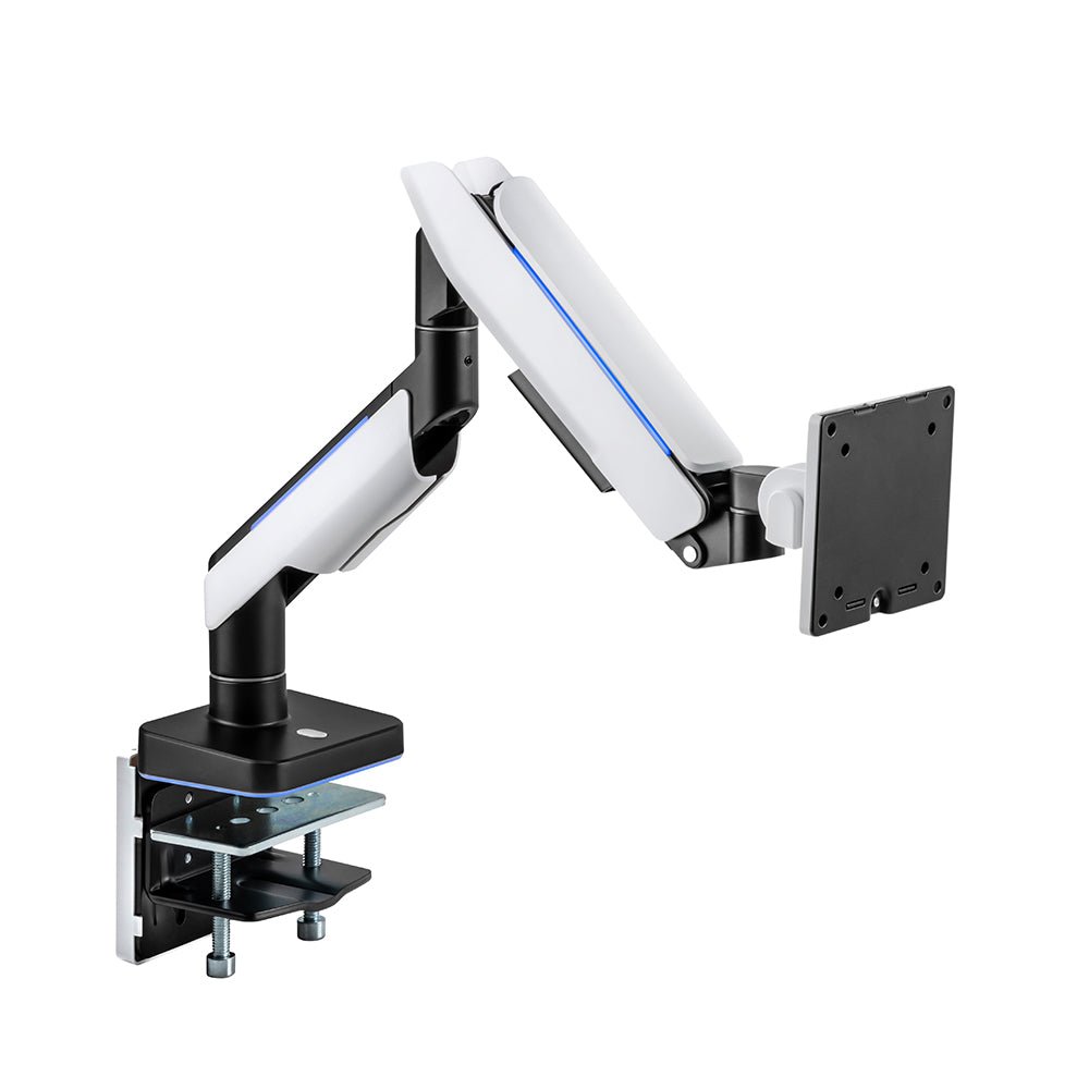 HINOMI pre-order cyber flex gaming monitor arm with rgb lighting 